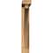 Ekena Millwork Thorton Block Smooth Bracket w/ Offset Brace, Western Red Cedar, 3 1/2"W x 22"D x 22"H BKT0402X22X22THR05SWR - alternate 3
